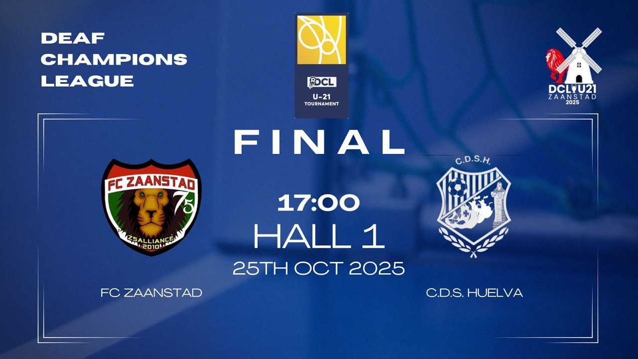 Futsal U21 2025 | FINAL 1/2 | F.C. ZAANSTAD vs C.D.S. HUELVA