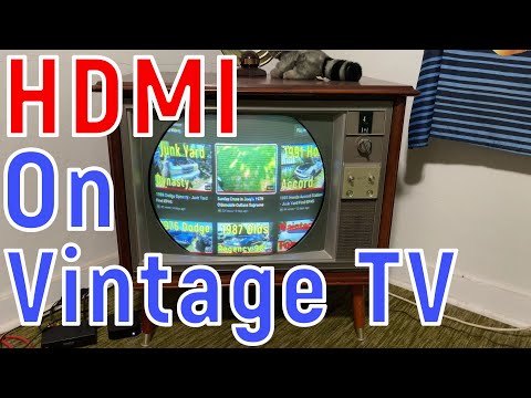 YouTube on Vintage TV