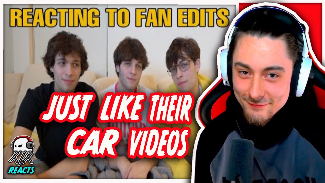 THE STURNIOLO TRIPLETS REACTING TO FAN EDITS | GHOST REACTS