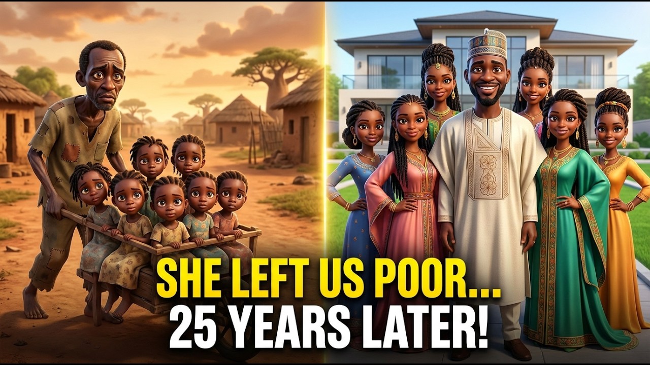 She Abandoned Her Husband And 7 Daughters Because He Was Too Poor 25 Years Later….#africanstories