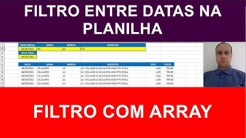MACRO de FILTRO AVANÇADO ENTRE DATAS e TEXTO DIRETO na Planilha Excel