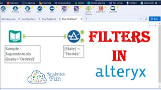 8. 2021 Filter Tool Alteryx | Basic & Custom Filter | Filter Alteryx multiple value Alteryx tutorial