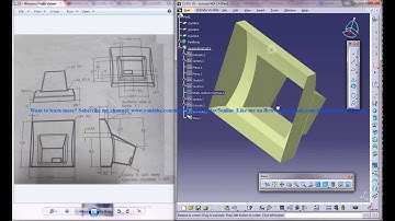 Catia V5 Tutorial|How to Create Monitor Cover|Simple steps with GSD and PDW|Subscriber