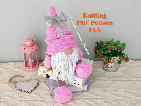 Christmas gnome knitting pattern