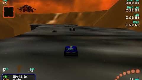 Re-Volt Custom Track Venus by Biometal/Spriggan, 16 Cars 2 Laps & Pickups!