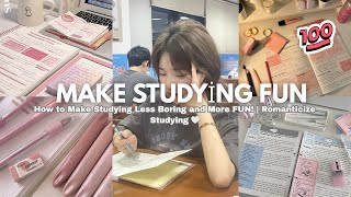 How to Make Studying Less Boring and More FUN! | Romanticize Studying 🤍 Profile