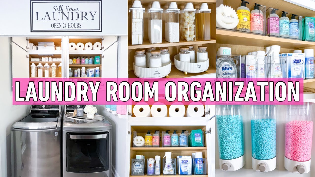 Easy As Pie Laundry Room Organization