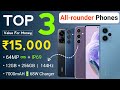 Top 3 Best 5G All-rounder Phones Under 15000 | 5g Mobile Under 15k | Letest 5G Phones January 2026