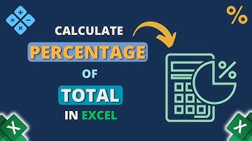 How to Calculate Percentages of Total in Excel