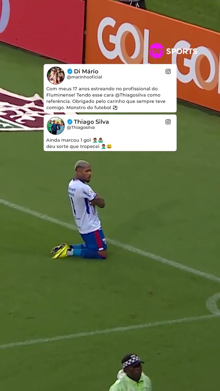 E ESSA RESENHA ENTRE MARINHO E THIAGO SILVA? O ATACANTE ELOGIOU E O ZAGUEIRO TIROU ONDA #shorts