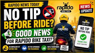 Hassan News Today | ಕೇಂದ್ರ ಸರ್ಕಾರ? No Tip Before Bike Taxi Ride? ಒಳ್ಳೆಯ ಸುದ್ದಿ? Rapido News Today