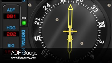 ADF Gauge - Saitek/Logitech Flight Information Panel & SPAD.neXt
