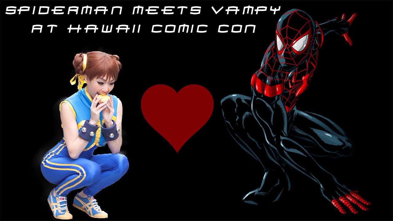 Spiderman Meets Vampy bit me
