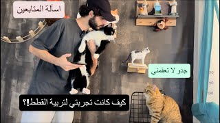 رد على اسألتكم وانا من وين وكيف اهتم بقططي وكم نصيحة من روناس 👀❤️