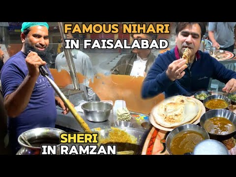 Best Sehri in faisalabad | Bhatti nihari | Ramdan food vlog | faisalabad street food
