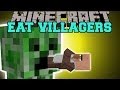 Minecraft: EAT VILLAGERS (GET EMERALDS THE EASY WAY!) Mod Showcase