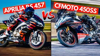 Aprilia RS 457 -vs- CFMoto 450SS Comparison (which one is better?)