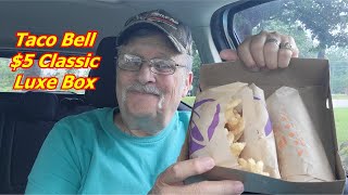 Taco Bell 5 Classic Luxe Box Taste Test Rating How Good Is It