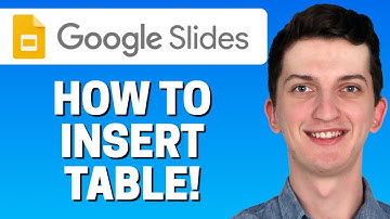 How to Insert Table in Google Slides