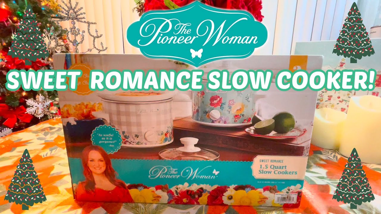 The Pioneer Woman Sweet Romance 1.5-Quart Slow Cookers, Set of 2