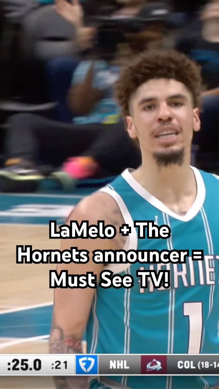 Wild LaMelo Ball sequence \u0026 the Hornets Announcer loves its! ??|#Shorts