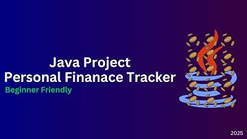 Build a Personal Finance Tracker in Java | Perfect for Beginners | Console Project Tutorial