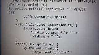 File encryption using ceasar cipher in java