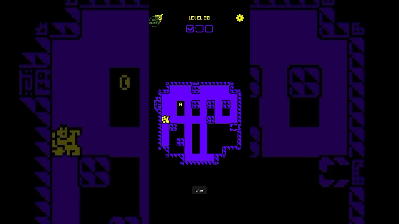 Tomb of the mask: color offline game mod menu no password (God mod/unlimited coin/unlimited skip/