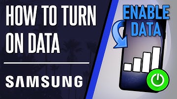 How to Turn ON Mobile/Cellular Data on Samsung Phone