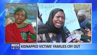 Families of Abuja-Kaduna Train Kidnapped Victims Cry Out, Protest