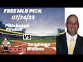 MLB Picks and Predictions - Pittsburgh Pirates vs San Diego Padres, 7/24/23 Free Best Bets & Odds