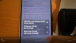 Jquery Cordova plugin Bluetooth printer