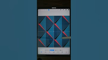 How to Create Seamless Papercut Pattern #artshorts #procreatetutorials #quick