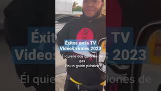 UN HAITIANO HECHANDO 200 PESOS DE GAS EN UN GALÓN PLÁSTICO 😅😂🤣 ( VIDEOS VIRALES 2023 )