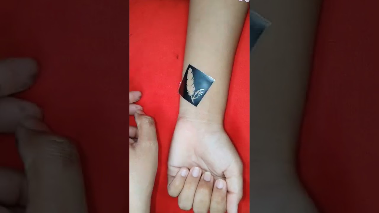 beautiful tattoo sticker design #shorts