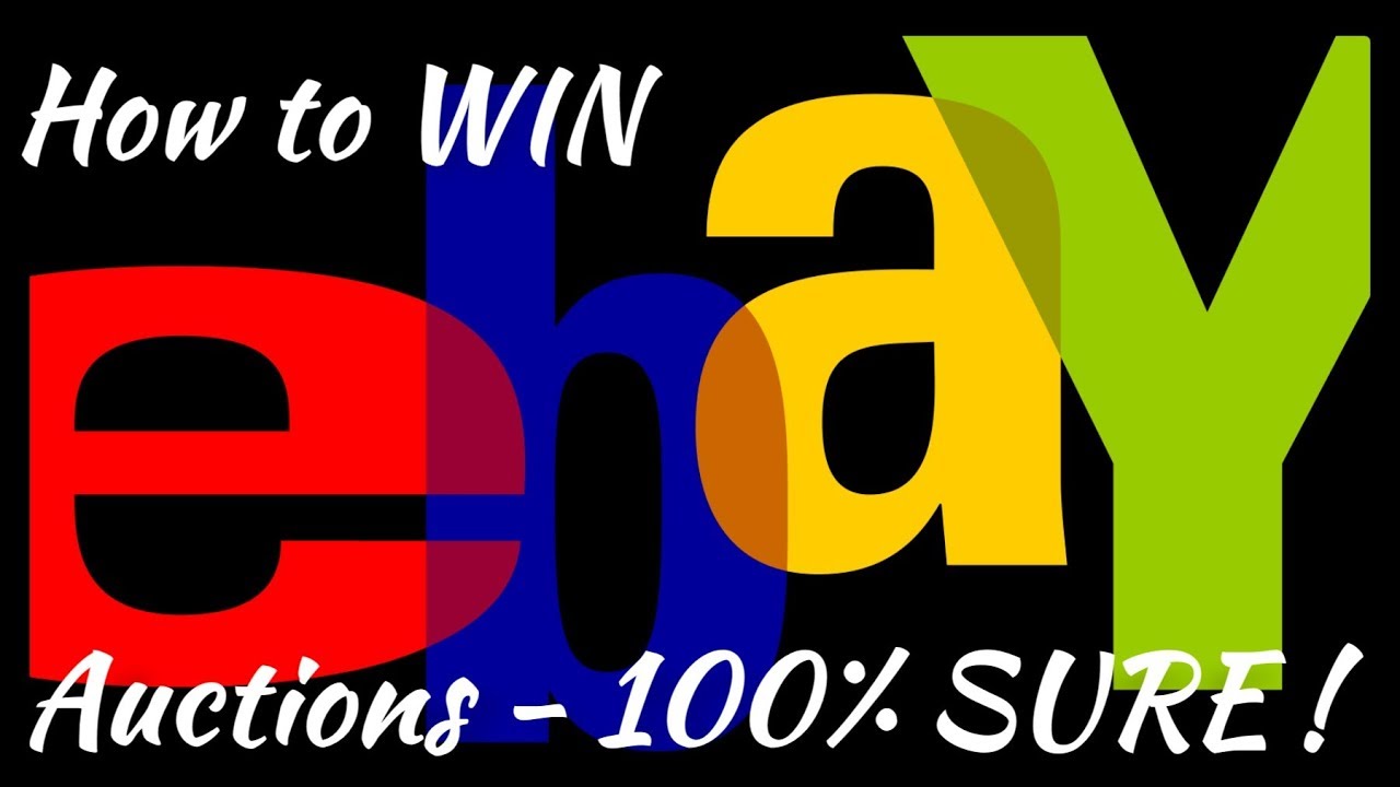 How to WIN Ebay auctions 100 sure! Free to Publish in your channel