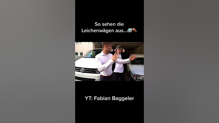 So sehen die Leichenwägen aus… 🚐⚰️