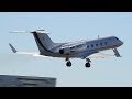 Smokey Departure! Gulfstream G-1159A (G-III) Departing SNA