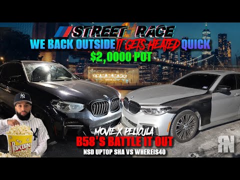 Video STREET RACE NYC DRAMA B58'S 540 G30 VS X3 M40I $2K Nobody Expected THIS Result GTI 2026 VS F90 M5! - youtube