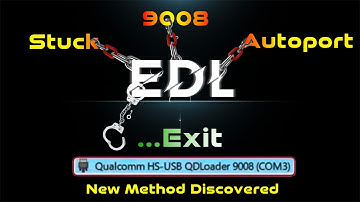 (Solved) How to exit EDL mode | Stuck in EDL | Hard bricked | Only show Qualcomm port