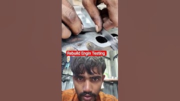 rebuild Engin Testing kaise krte hai #automobile #mechanic #machine  #mechanic #trending #shorts