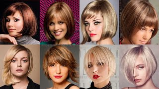 Impressive Short Bob Hairstyles With Bangs To Try - Ideas For Beautiful Short Bob Hairstyles