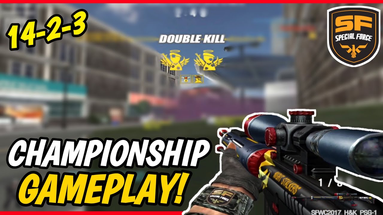 High Level Sniper Plays on Cross Road ft. SFWC2017 H&K PSG - 1