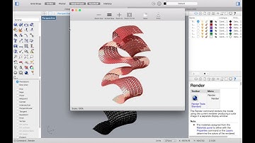 RHINOCEROS - 3D ARCHITECTURE RIBBON MODELING PART 2