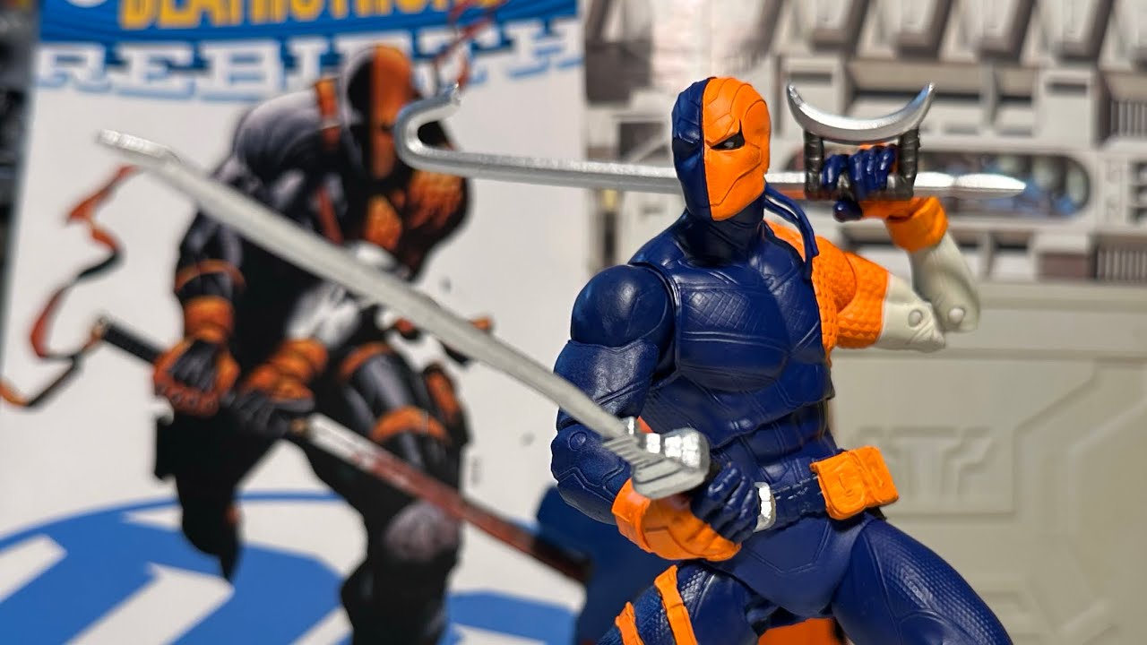 Mcfarlane Toys DC Direct Page Punchers Deathstroke - YouTube