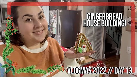 BUILDING GINGERBREAD HOUSES (& a case of the mondays!) // DAY 13 // VSG VLOGMAS 2022