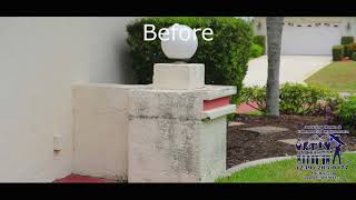 Exterior House Wash using the Soft Wash Cleaning Method than Rinsing Down with Pressure Washer! AHCM screenshot 3