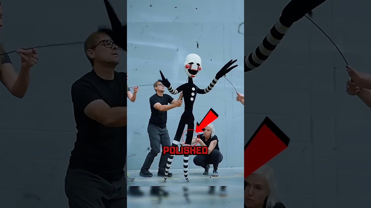 FNAF2 Movie BTS | Marionette  puppet Vs Human? Viral Movements 