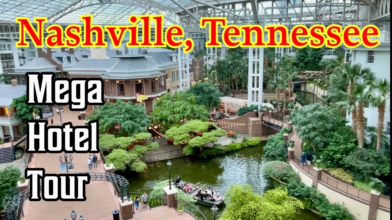 Nashville’s Gaylord Opryland Hotel | Resort Tour, Soundwaves Features, and Atrium Walkthrough