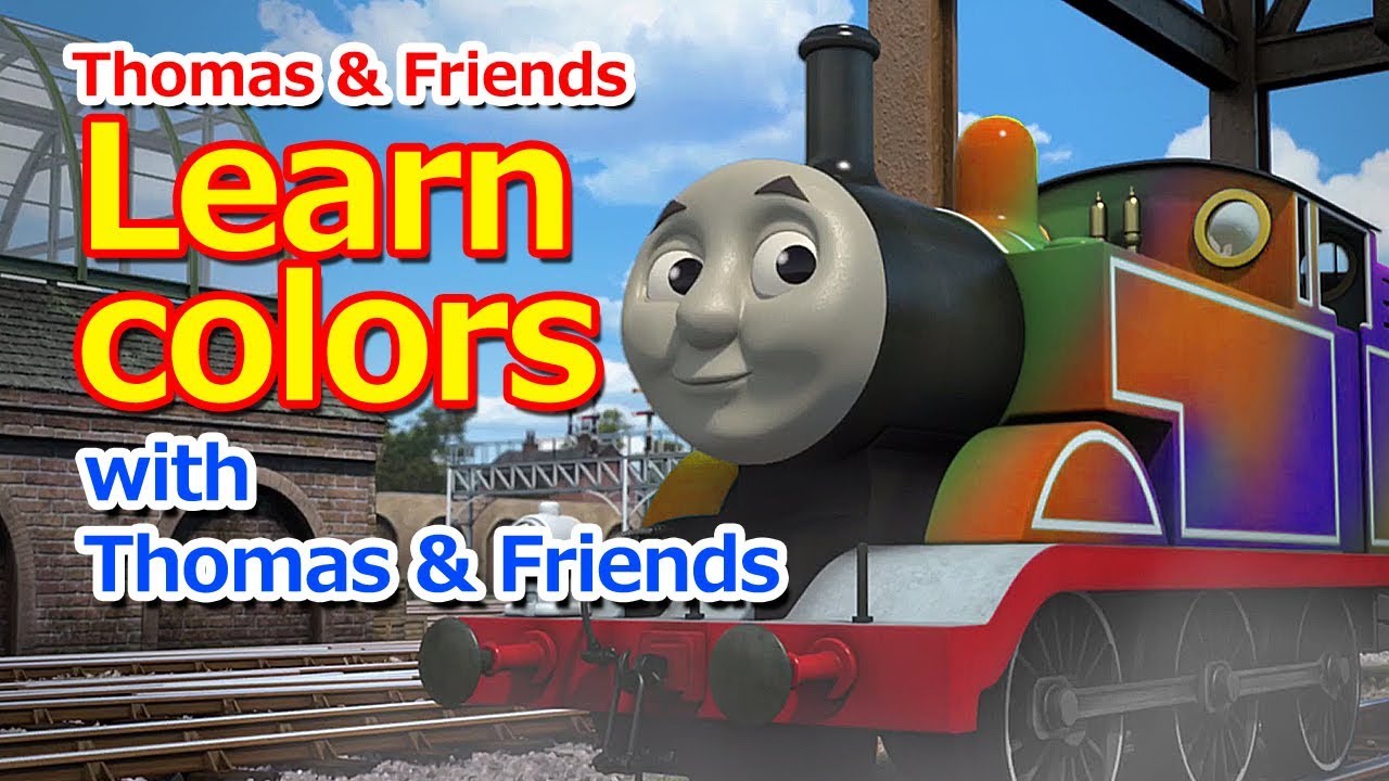 Learn Colors With Thomas Friends きかんしゃトーマスといろんな色 英語版 Youtube